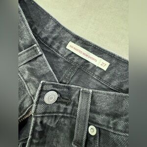 High Waisted Denim Mom Shorts